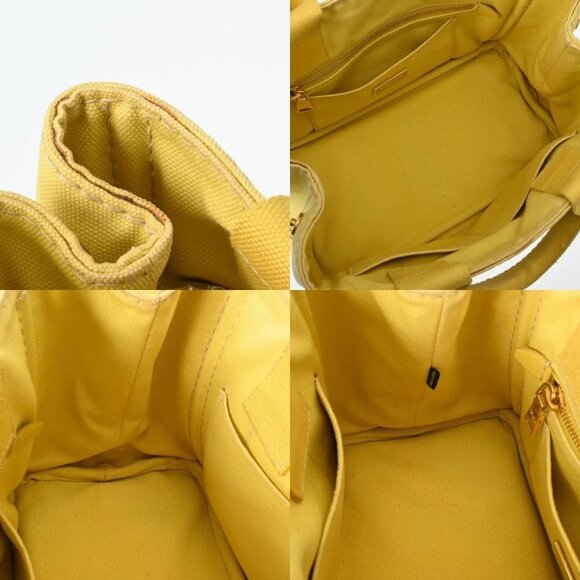 PRADA Canapa mini yellow BN2439 hand bag - Picture 6 of 12